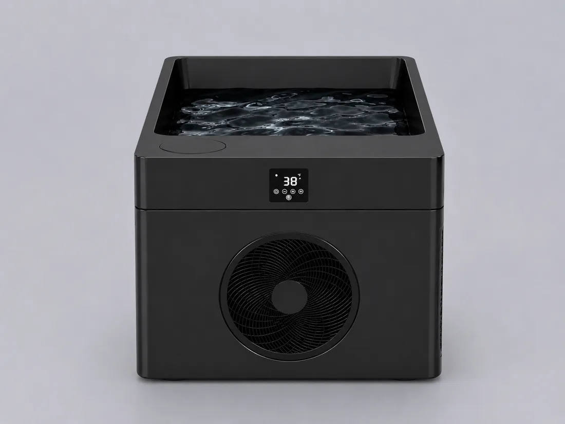 All-In-One ice bath detail
