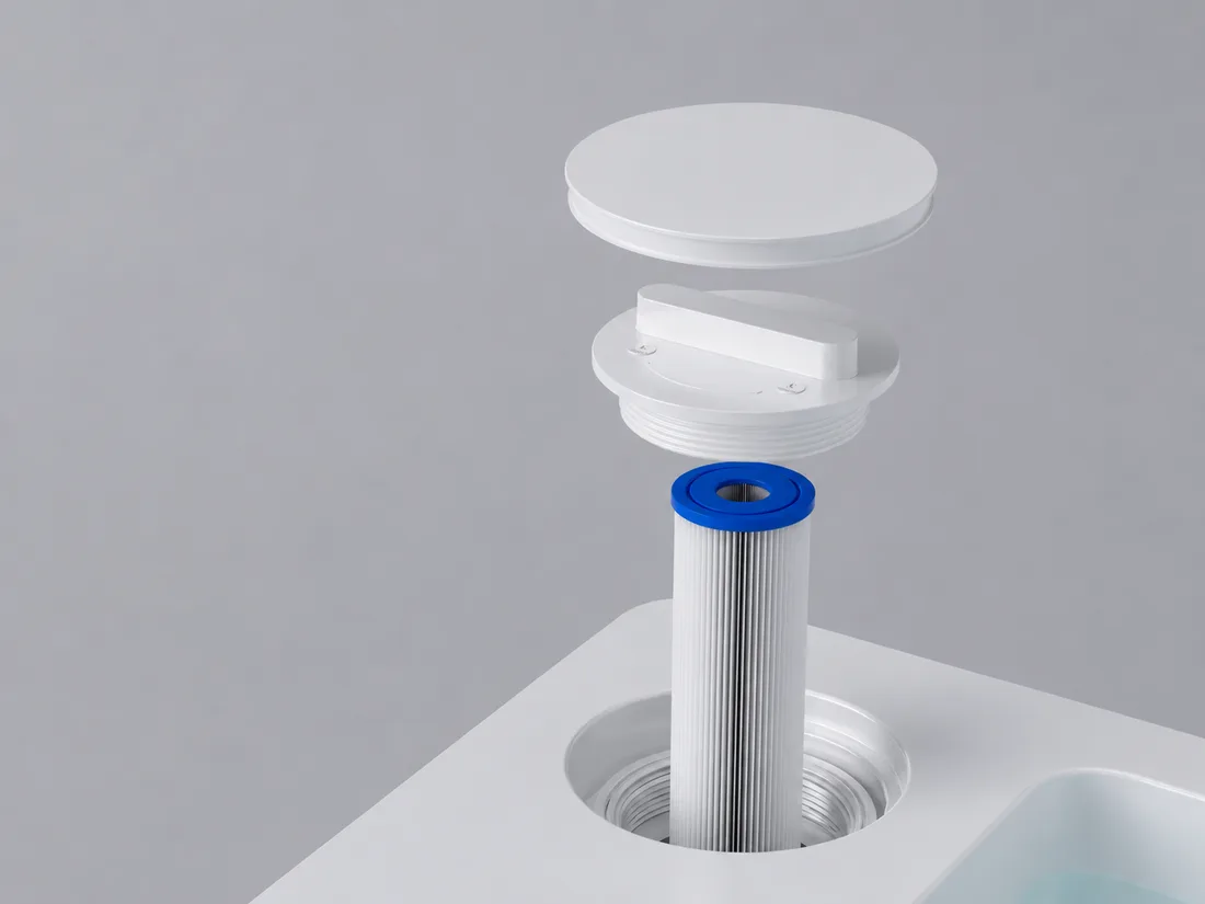 All-In-One ice bath detail