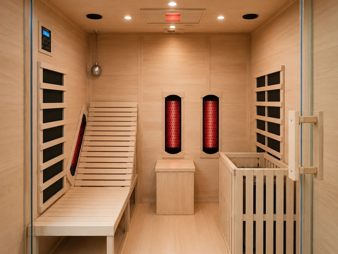Hemlock sauna