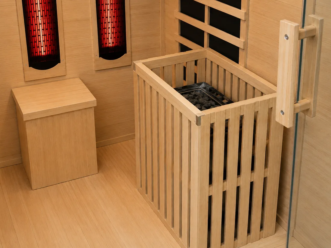 Hemlock sauna