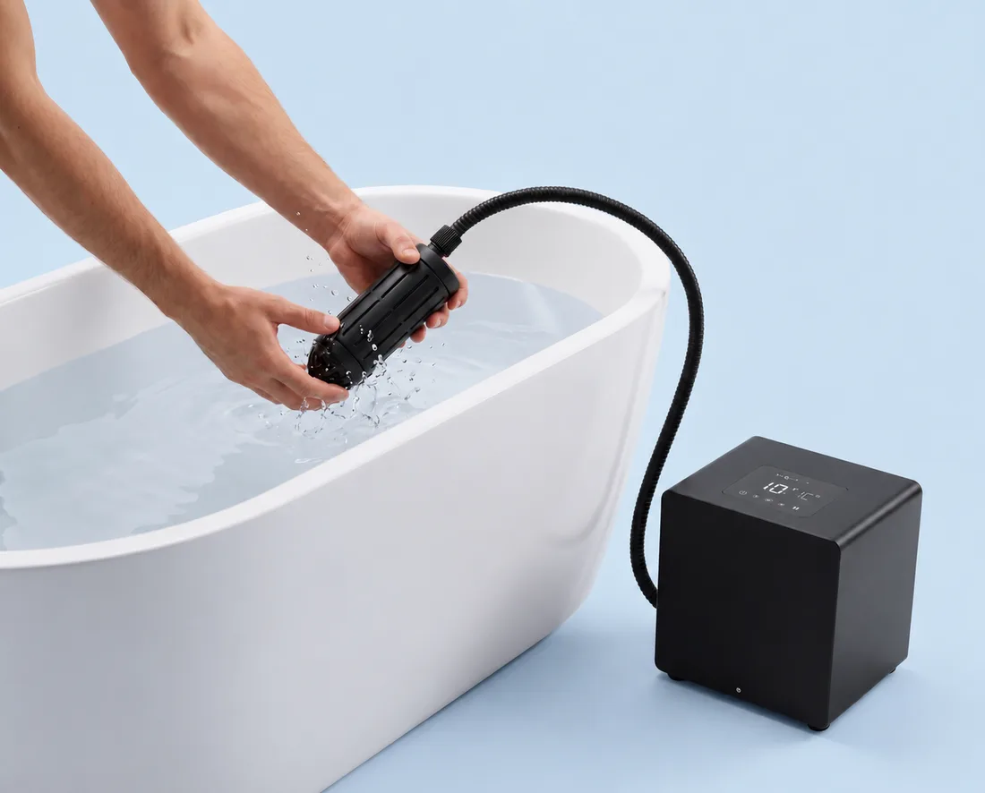 Plug in and drop the chiller