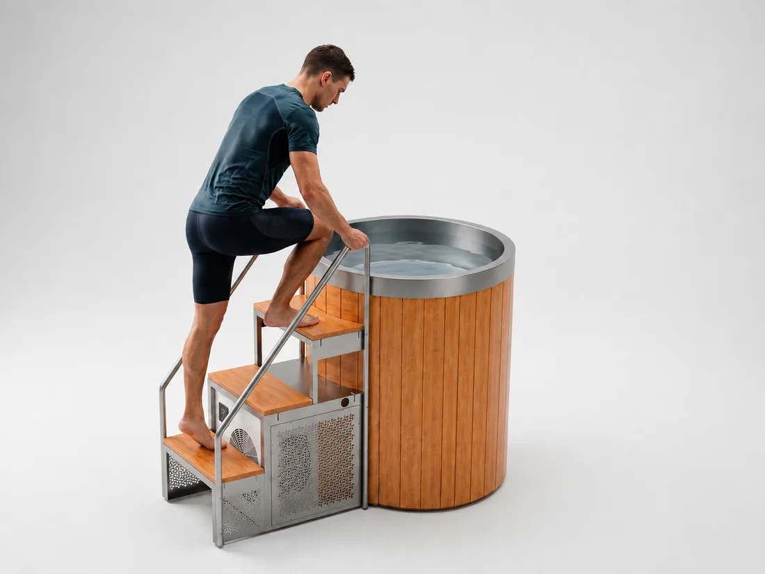 Red Pine ice bath