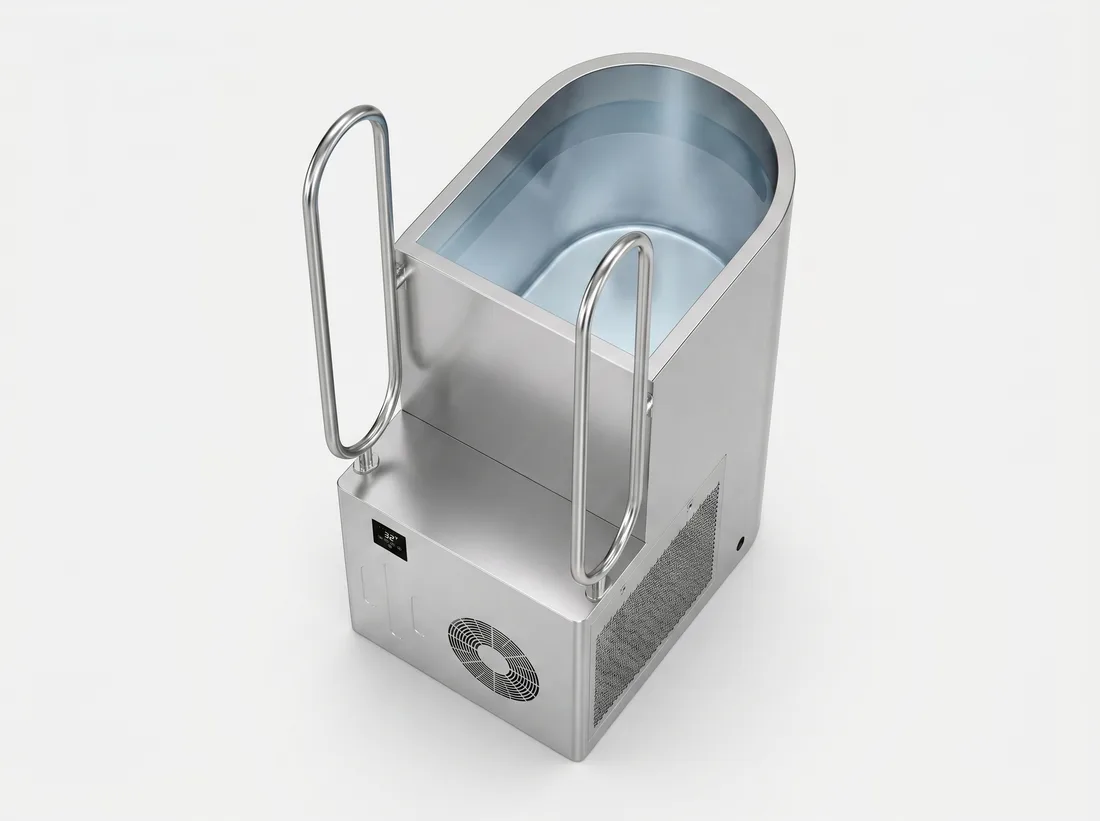 Steel ice bath