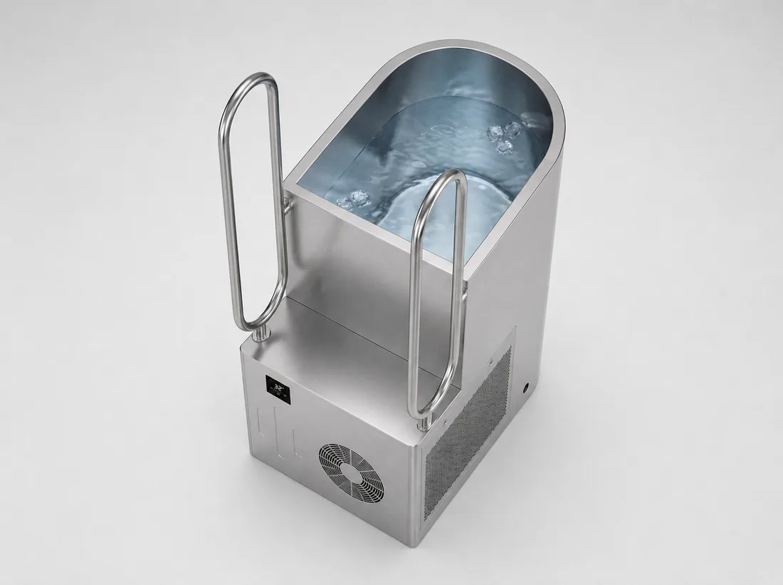 Steel ice bath